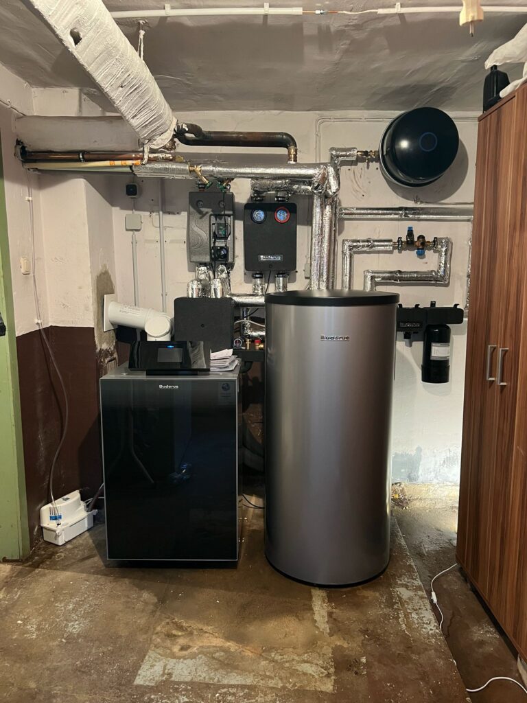 Neue Heizungsanlage nach Installation durch BLK Haustechnik in Heusenstamm